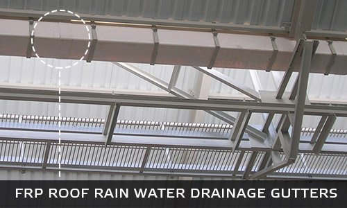 FRP rain water Gutters